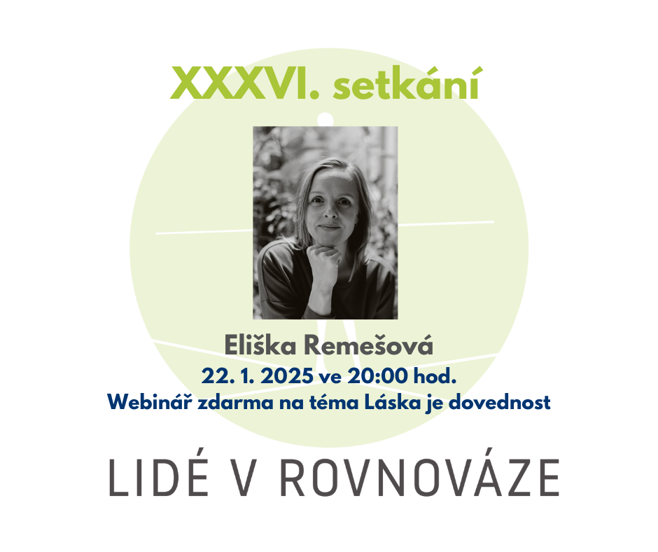 Pozvánka na XXXVI. setkání Lidé v rovnováze